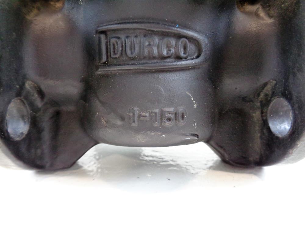 Durco 1" 150# Plug Valve, Ductile Iron, G411